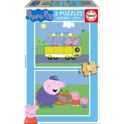 PUZZLE 2X9 PZAS PEPPA PIG...