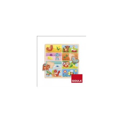 PUZZLE ANIMALES COMIDA...