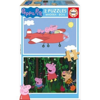 PUZZLE 2X16 PEPPA 17157 