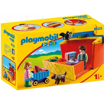 PLAYMOBIL 1.2.3 MERCADO...