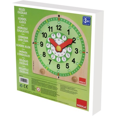 RELOJ ESCOLAR MADERA 55125