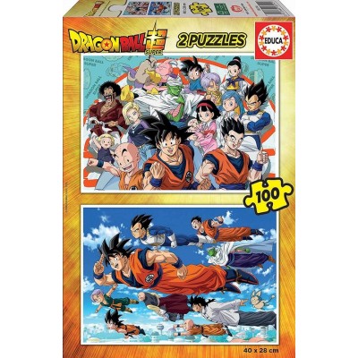PUZZLE.2X100 DRAGON BALL...