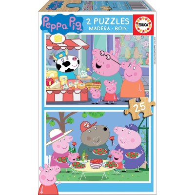 PUZZLE 2X25 PEPPA PIG 18078