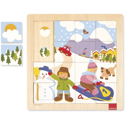 PUZZLE MADERA INVIERNO 53088