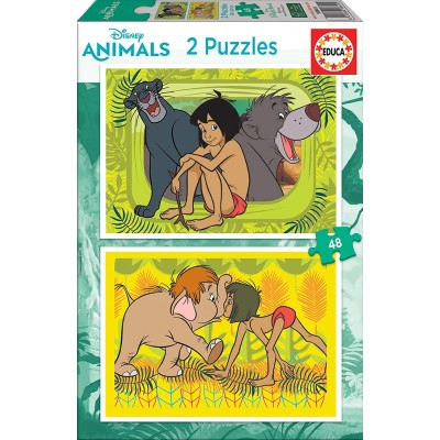 PUZZLE 2x48 JUNGLE BOOK 18641 
