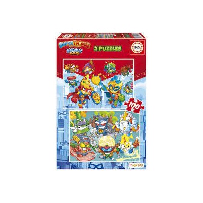 PUZZLE  2x100 SUPERTHINGS...