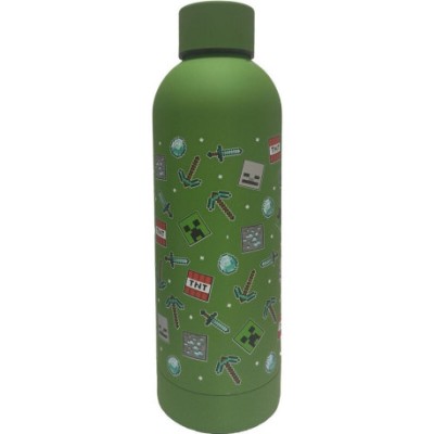 BOTELLA MINECRAF NEGRO MC91702