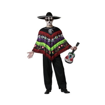 ESQUELETO PONCHO ADULTO 71456 