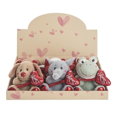 ANIMALITOS CORAZON 16CM 8U...