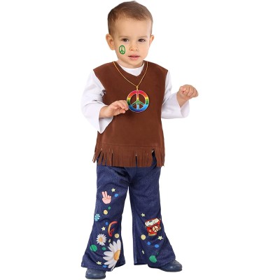 DISFRAZ HIPPIE 6-12M 66226