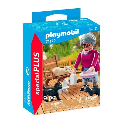 ABUELA CON GATOS 71172