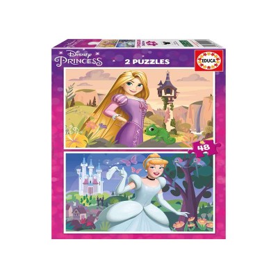 PUZZLE 2X48 DISNEY PRINCESS...