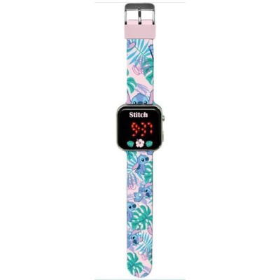 RELOJ LED STITCH LAS4091