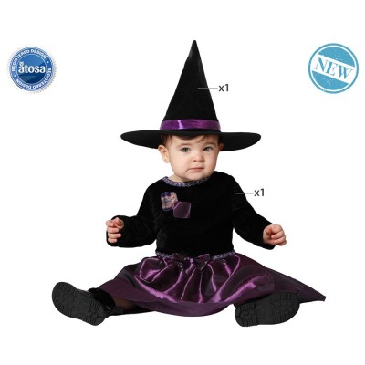 DISFRAZ BRUJA MORADO 6-12M...