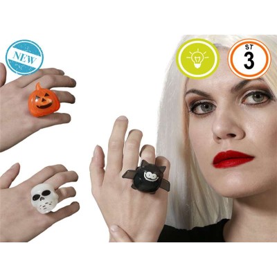 ANILLO HALLOWEEN LUZ 78902