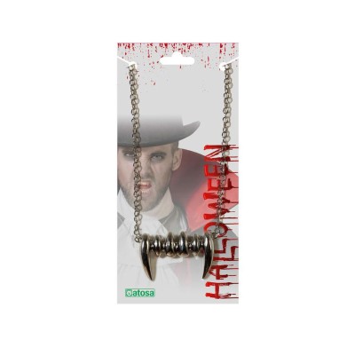 COLLAR DIENTES PLATA 78496