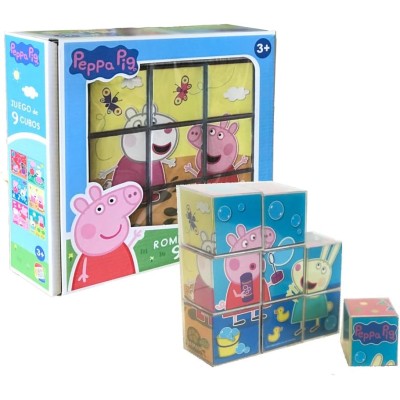 ROMPECABEZAS 9 CUBOS PEPPA...