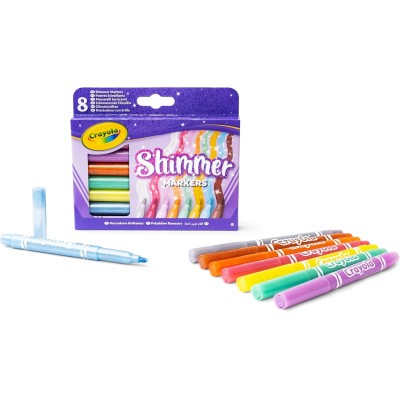 8 ROTULADORES GLITTER 58-8648