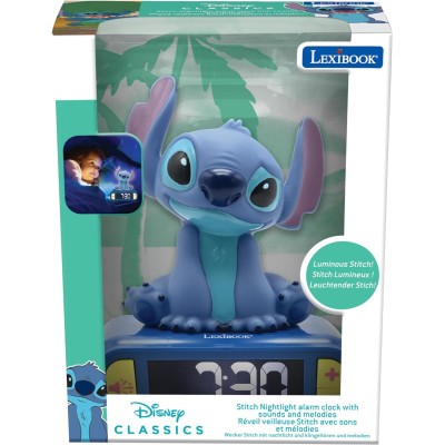 DESPERTADOR 3D STITCH RL800D