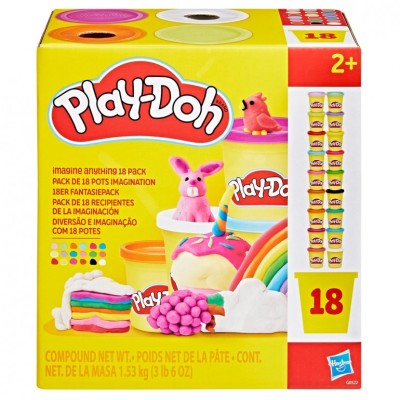 PLAY-DOH PACK DE 18 BOTES...