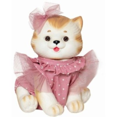 GATO BLANCO RAYAS MARRONES...