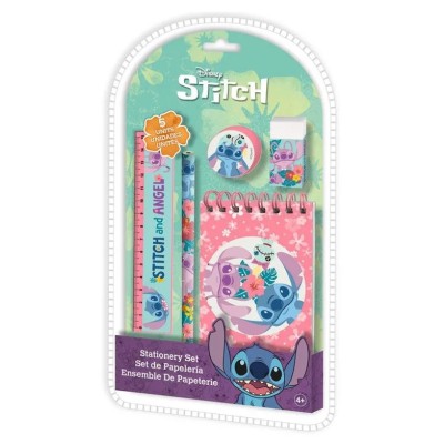 SET PAPELERIA STITCH 5...