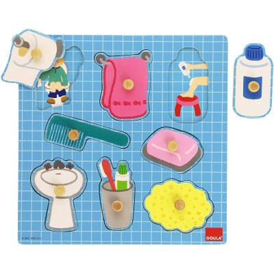 PUZZLE MADERA BAÑO 53032 