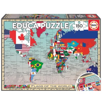 150 GEOPUZZLES BANDERAS 20480