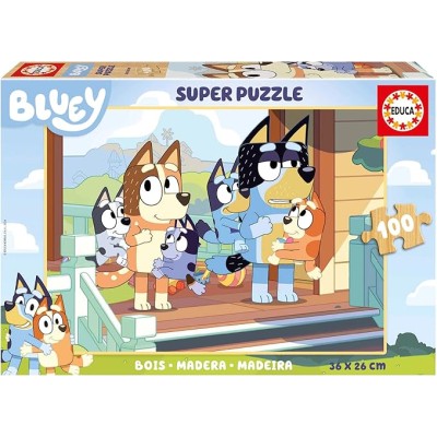 PUZZLE 100 BLUEY MADERA 19967 