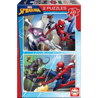 PUZZLE 2X48 PZAS SPIDERMAN...