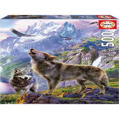 PUZZLE 500 LOBOS EN LAS...